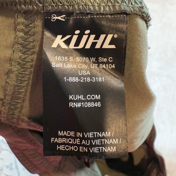 Kuhl Pants Womens size 14 Olive Green Convertible Hiking Outdoor gorpcore - Picture 8 of 8